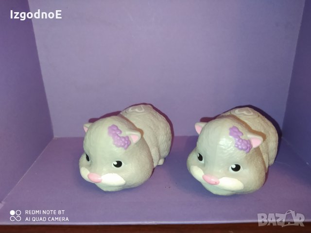 Zhu Zhu Pets Hamster - Лот 2 хамстера Зу Зу, снимка 2 - Фигурки - 30718720