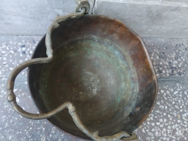 стар меден съд, снимка 4 - Антикварни и старинни предмети - 37824871