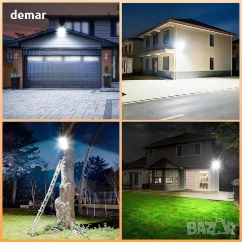 SOLLA-Plus 200W LED външен прожектор 20000LM, 6000K, IP65, снимка 6 - Външни лампи - 54329592