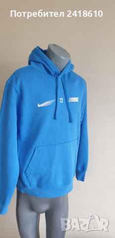 Nike Hoodie Mens Size S ОРИГИНАЛ! Мъжки Суичер!, снимка 4 - Спортни дрехи, екипи - 44764137