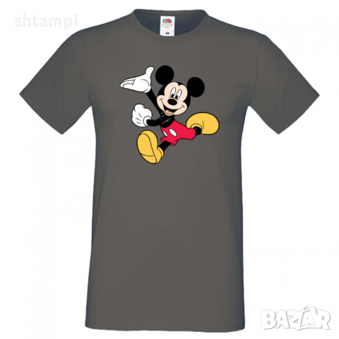 Мъжка тениска Mickey Mouse 5 Подарък,Изненада,Рожден ден, снимка 4 - Тениски - 36576314