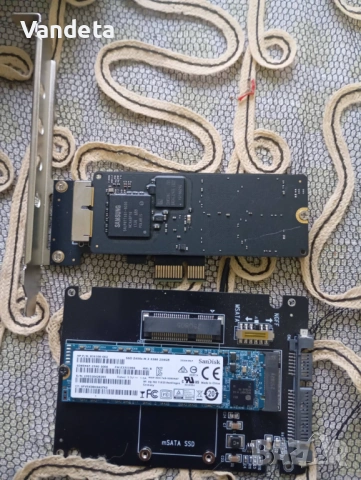 2 SSD диска и адаптери