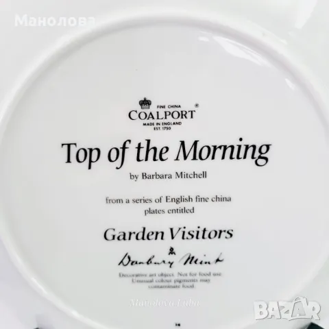 Декоративна порцеланова чиния Coalport Fine China. , снимка 8 - Колекции - 49135108