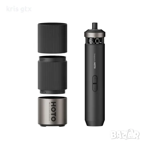 HOTO PixelDrive електрическа отвертка с дисплей и битове, снимка 12 - Други - 55090350