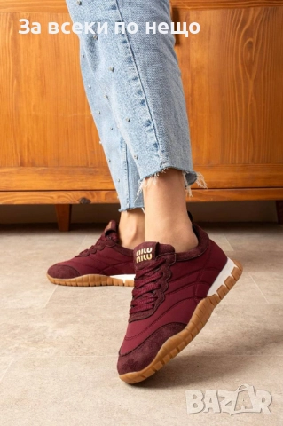 Miu Miu Дамски Маратонки👟Дамски Спортни Маратонки Миу Миу - Налични Различни Цветове Код E799, снимка 6 - Маратонки - 51476825