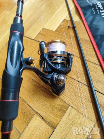 Продавам спининг въдица FORMAX VISAGE AIR SPIN с макара Daiwa Exceler LT 2500D, снимка 7 - Въдици - 54091521