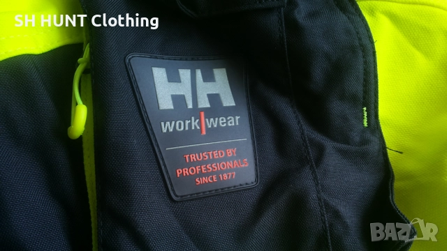 HELLY HANSEN 77472 Hi Vis Construction Stretch Work размер 52 / L работен панталон W4-420, снимка 9 - Панталони - 52075324