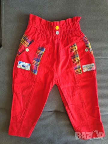 Детско марково панталонче с джобчета, снимка 1 - Детски панталони и дънки - 40599554