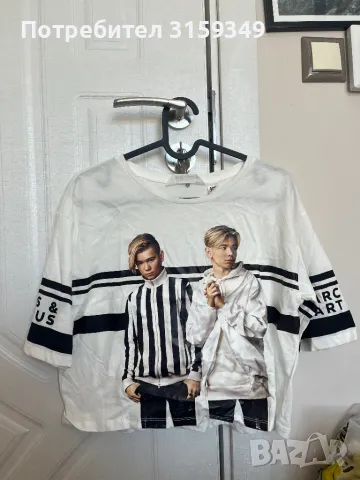 Crop top тениска на Marcus and Martinus
