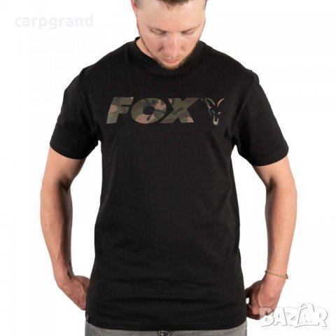 Тениска FOX BLACK/CAMO, снимка 1 - Екипировка - 31071505