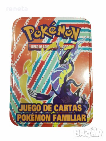Карти Pokémon,  За игра, Метална кутия, Многоцветен, снимка 13 - Игри и пъзели - 40079777