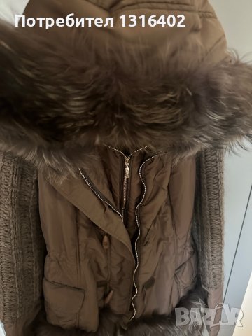 Зимно яке с естествен косъм, размер S, снимка 7 - Якета - 42161040