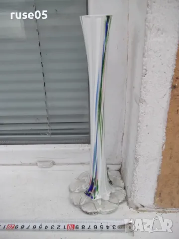 Ваза стъклена - 4, снимка 2 - Вази - 47779131