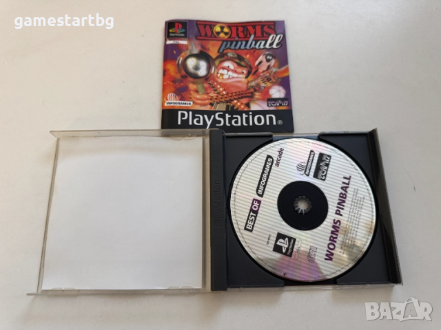 Worms Pinball за PS1, снимка 3 - Игри за PlayStation - 51711974