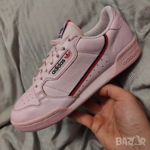 кецове/ маратонки Adidas Continental 80 Clear Pink Scarlet  номер 42-42 2/3, снимка 12 - Маратонки - 39213643