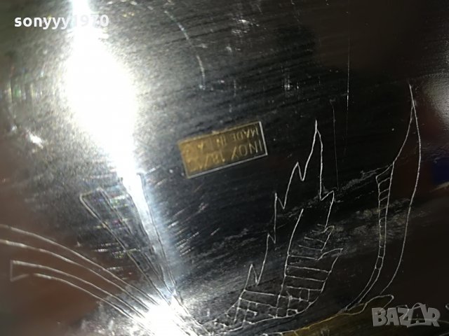 made in italy-inox 18/10 gold-внос швеицария 42х24х4см, снимка 9 - Колекции - 29952312