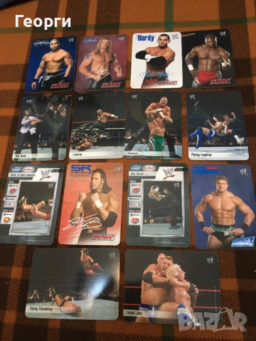 96 карти с кечисти (6 серии) WWE, WWF, WW, Smack Down, RAW, Wrestler кеч, снимка 9 - Колекции - 52467685
