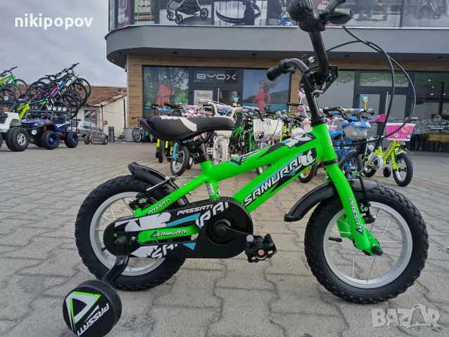 Промо велосипед 12" Passati SAMURAI зелен, снимка 11 - Велосипеди - 56192647