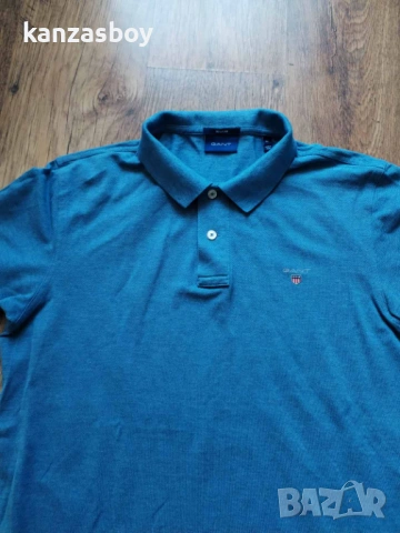 gant - страхотна мъжка тениска КАТО НОВА M, снимка 5 - Тениски - 54334452