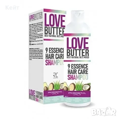 ШАМПОАН ЗА КОСА LOVE BUTTER ЗА РАСТЕЖ С 9 ОРГАНИЧНИ МАСЛА