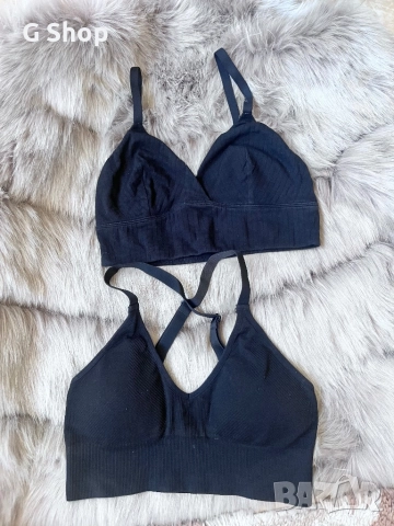 Спортен сутиен спортни панталонки с джоб черни, снимка 4 - Спортни екипи - 52426407