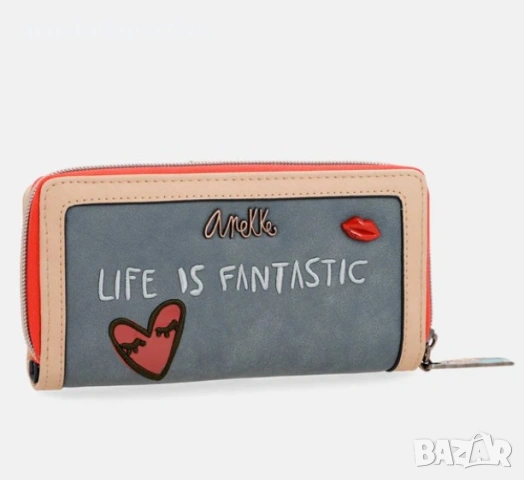 Нов дамски портфейл Anekke / кожено портмоне Анеке - Испания
