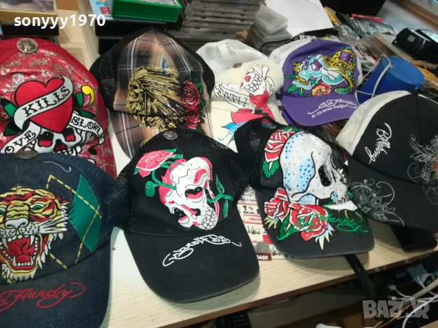 ED HARDY-ШАПКА ПО ИЗБОР 45ЛВ ЗА 1БРОЙ 1508251120