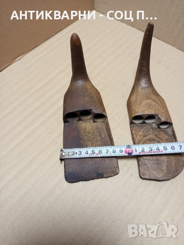 Комплект Соц Стари Дървени Паламарки Паламарка За Жътва На Житни Култури От Старото Време. , снимка 11 - Антикварни и старинни предмети - 52665780