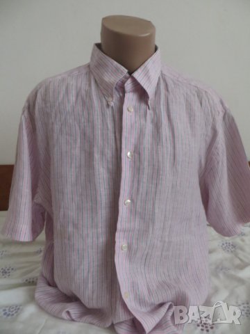 Мъжка риза с къс ръкав от лен Eton® 