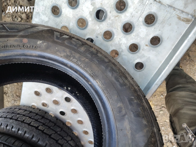 Само 1бр.лятна гума HANKOOK 185 80 14C DOT17 цена за брой, снимка 4 - Гуми и джанти - 52427883