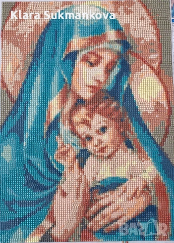 диамантена богородица без рамка