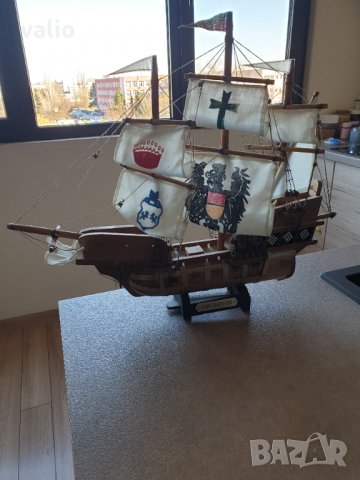 Дървен кораб, снимка 1 - Антикварни и старинни предмети - 31790368