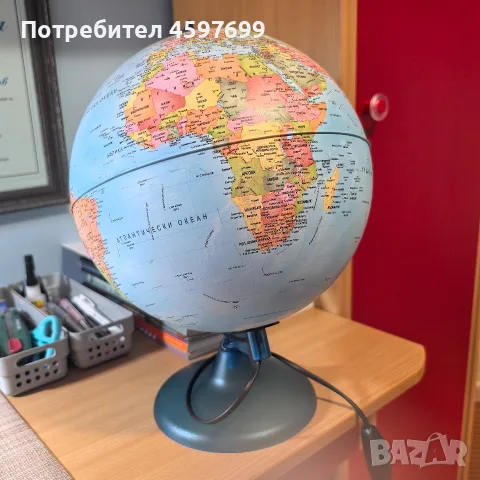 Светещ глобус. Нов без кутия. 