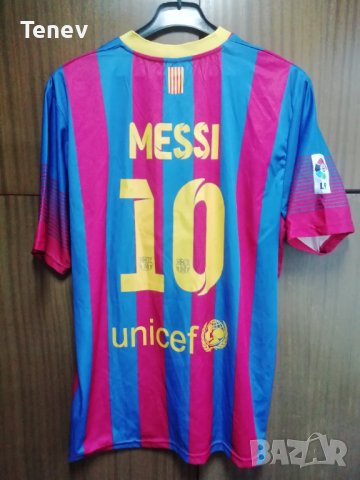 FC Barcelona Lionel Messi #10 Nike футболна тениска фланелка Барселона Меси XXL 2XL, снимка 1 - Тениски - 42263526