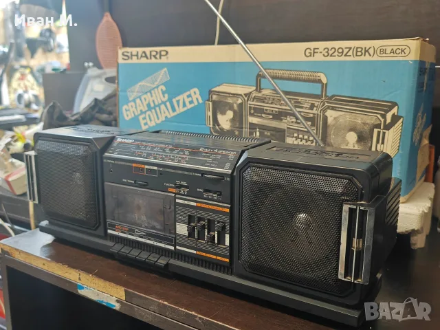 Касетофон Sharp GF-329Z , снимка 3 - Радиокасетофони, транзистори - 55929067