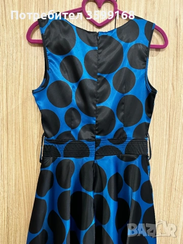 Дамска рокля от сатен, снимка 6 - Рокли - 54275368