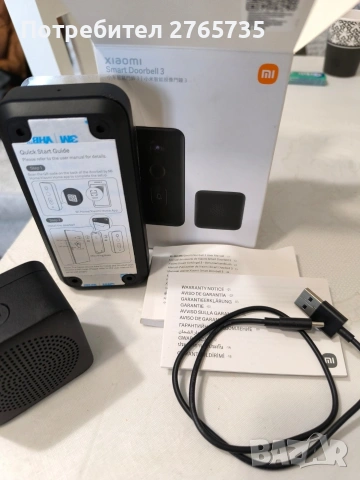 Видео домофон Xiaomi Smart Doorbell 3 НОВА, снимка 2 - Комплекти за видеонаблюдение - 53309799