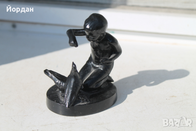 СССР скулптура  чугун 1983г, снимка 2 - Антикварни и старинни предмети - 36463902