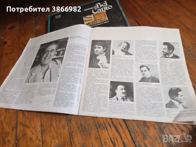 (Balkan Ton) 5 Стари Грамофонни Плочи:(Analogia de Belcanto), снимка 3 - Грамофонни плочи - 51136837