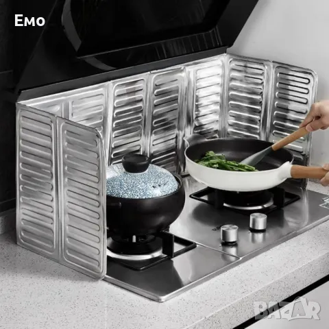 Кухненска преграда алуминиево фолио против пръски, снимка 2 - Аксесоари за кухня - 48704116