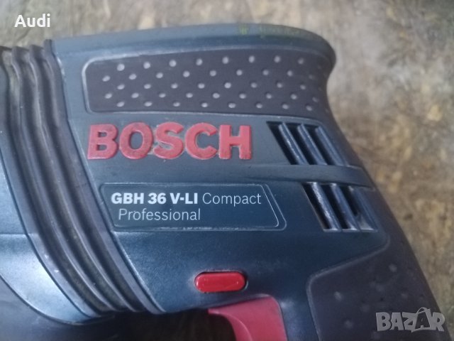 Акумулаторен перфоратор BOSCH GBH 36 V-LI Compact Professional 1.3Ah,  SDS-plus, енергия на удар 1.8, снимка 11 - Бормашини - 42135573