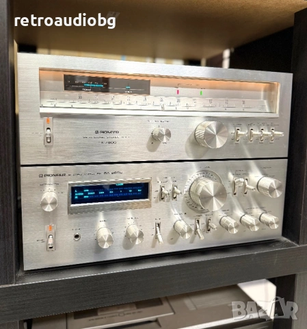 🔉ТОП ретро аудио сет PIONEER BLUE LINE - усилвател SA-8800 и тунер TX-7800 + опция дек🔉