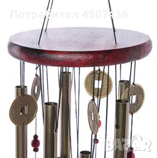 Големи Вятърни Камбанки,с Дървени Акценти - 8 Тръби, снимка 6 - Декорация за дома - 49424001