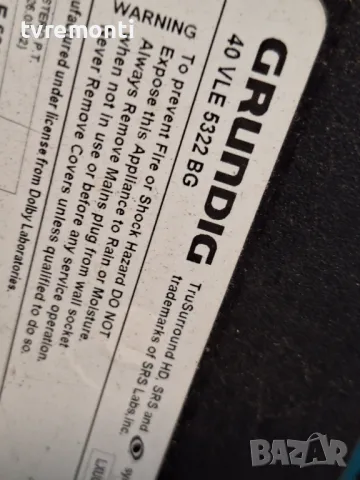 Основна платка , VPZ190R-6 ,V-0 for Grundig 40 VLE 5322 BG for 40 inc DISPLAY LTA400HM13, снимка 7 - Части и Платки - 48246647