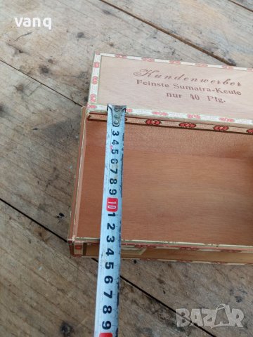 Дървена кутия за пури, снимка 4 - Колекции - 40531204