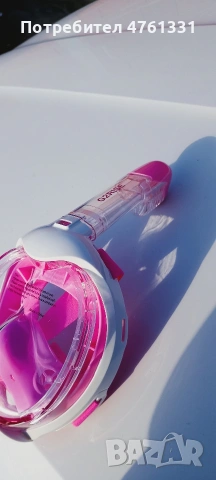 маска с шнорхел, снимка 2 - Водни спортове - 54095266