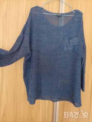 Макси блуза, снимка 3 - Блузи с дълъг ръкав и пуловери - 48343173