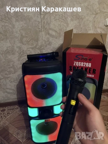 Bluetooth тонколона ZQS8268 с микрофон и дистанционно