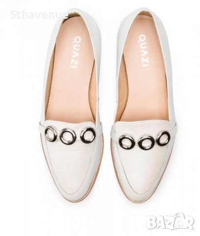 QUAZI Дамски бели обувки естествена кожа , снимка 9 - Дамски ежедневни обувки - 37018472