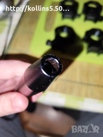 аксесоари за въздушна пушка - заглушител и рингове , снимка 4 - Въздушно оръжие - 53013203